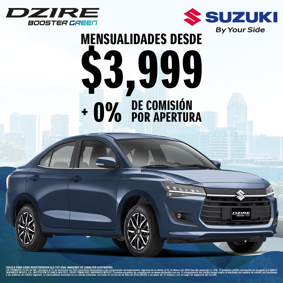 Dzire BoosterGreen